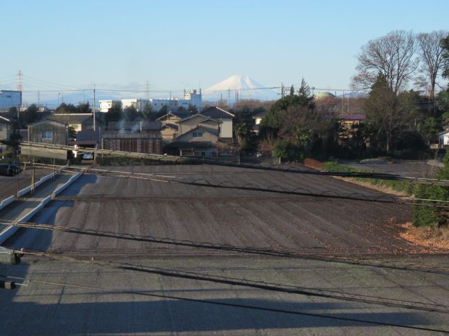 12月18日　午前7時54分頃にふじみ野市より素晴らしい富士山が見られた。<br /><br /><br /><br />*ふじみ野市より見られた富士山