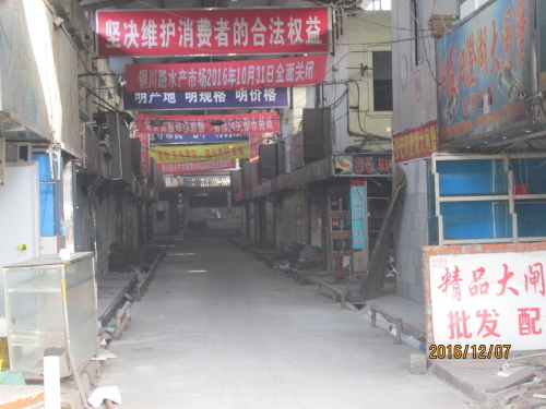 上海の銅川路・銅川路水産市場移転・1016年10月31日