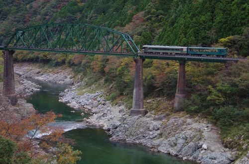 絶景！土讃線秘境トロッコ」に乗って大歩危へ』祖谷渓・かずら橋