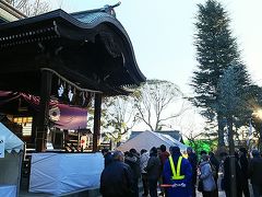 2017　元旦　初詣　葛飾八幡宮