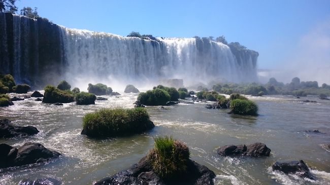 午前中にイグアスの滝のブラジル側、さらにバードパークに行き、午後の便でブエノスアイレスに移動しました。