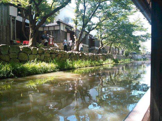 ゴールデンウイークに近江八幡の水郷巡りをしました。帰路に彦根城に立ち寄りました。