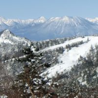 草津温泉へ　その１　今シーズン初のスキーは草津国際スキー場へ。雪は少ないけど天気に恵まれました。