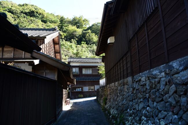 旅の行程11月 3日 宇津ノ谷、東海道 岡部宿、花沢の里11月 4日 蓬莱橋、東海道 島田宿 大井川川越遺跡、東海道 日坂宿、遠州森町11月 5日 遠州横須賀、東海道 白須賀宿静岡市駿河区宇津ノ谷は、天正18年(1590年)の豊臣秀吉による小田原攻めの際に大規模に道路整備されるほどの交通の要衝で、東海道五十三次の丸子宿と岡部宿の間に位置する、標高170mの宇津ノ谷峠の山腹にある静かな集落です。律令時代にはすでに整備されていた東海道は、時代と共にその道筋が変更され、奈良時代から平安時代中期までは花沢から「焼津辺(やきつべ)の小径」を通って急峻な日本坂峠を越えていましたが、平安時代中期以降、戦国時代までは「葛の細道」と呼ばれる道筋になり、さらに、豊臣秀吉による小田原攻め以降、江戸時代に入ると現在の国道1号線と符合する宇津ノ谷峠を越える道筋が開かれ、これが東海道として一般に定着します。かつて旅人たちが行き交った宇津ノ谷集落には、十団子や田楽などを提供する茶屋でしばしの休息を楽しむ旅人たちをもてなしていた頃の、温もりのある、ゆったりとした時間が流れています。現在、殆どの民家は改築や建替えされていますが、峠への坂道に沿って、江戸時代の屋号を書いた看板を軒先に掲げた民家が連なる町並みは、三度笠に道中合羽を羽織った旅人が歩いていても全く違和感がなく、まるで江戸時代にタイムスリップしたかのような、不思議な感覚に陥ってしまいます。そんな町並みの中の「御羽織屋」には、小田原攻めの豊臣秀吉の勝利を祈願して、新しい馬の沓を差し出した主人の行為に痛く感じ入った秀吉が、戦の帰路この茶屋に立ち寄り、褒美にと愛用の陣羽織を授け、茶を一杯飲みほしたとの逸話が残っています。この話には後日談があって、後に「御羽織屋」に立ち寄った徳川家康が、この陣羽織を見て記念に茶碗を贈ったとのことで、豊臣秀吉からつかわされた陣羽織と、徳川家康から贈られた茶碗が、今も大切に所蔵されています。