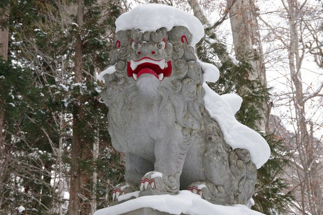 2017年最初の旅は、雪景色に包まれた長野県の戸隠です。<br />明治2年に戸隠神社の宿坊として建てられた日本家屋の旅館に泊まりました。茅葺屋根に雪って、すごくいい雰囲気です。しかも、土蔵が喫茶となっていて、夜になるとすごく魅惑的。<br />翌朝、歩いてすぐのところにある戸隠神社の中社に初詣です。<br />更に奥社まで足を伸ばしました。奥社はすっかり雪の中で、しっかりした雪道用の装備が必要です。今回は、中ほどの随神門までの往復です。<br />全体から見ればまだまだ前半の行程ですが、懐の深い戸隠の神様は、素晴らしい雪と氷のプレゼントをくださいました。昼食はもちろん戸隠そばです。<br />この後、善光寺にもお参りしました。神社とお寺の初詣二重奏です。ご利益はすごかったですよ！<br />