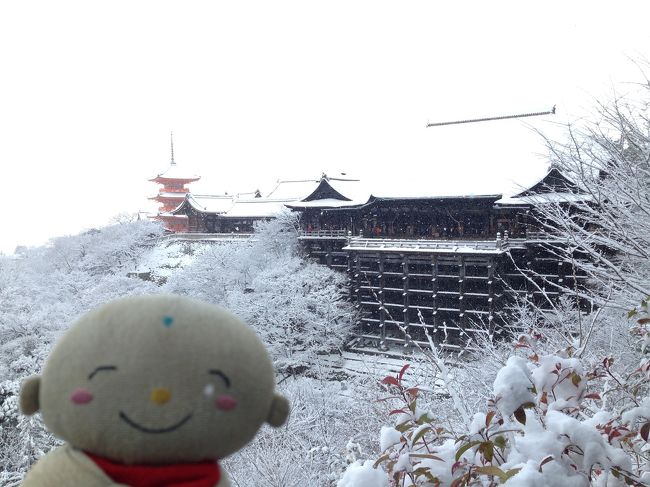 この週末は寒波が来て雪が降るとのこと。以前、貴船神社が雪になったらライトアップをやると聞いたことがあり、今回もあるなら是非行って見たいと計画しました。雪の金閣寺もできれば見たいと思っていたものの一つです。さらに雪が似合いそうな清水寺と高桐院にいってきました。