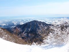 陽光にきらめく樹氷と絶景の展望に目を瞠る♪　御在所岳山上公園