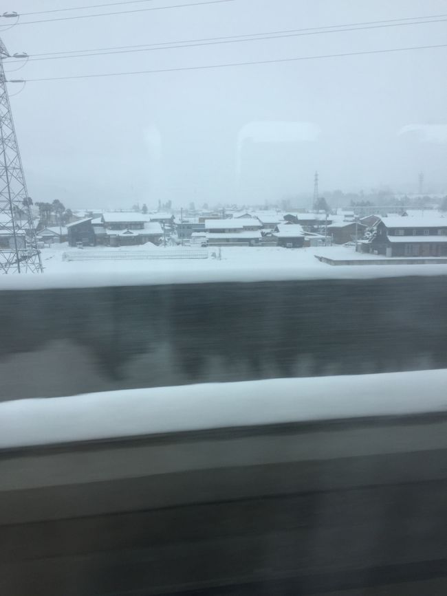 一泊二日と北陸への出張。雪の影響で飛行機が飛ぶか飛ばないかも。飛ばない時は北陸新幹線にチェンジして金沢に向かいます。