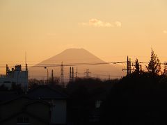 1月24日の美しかった影富士