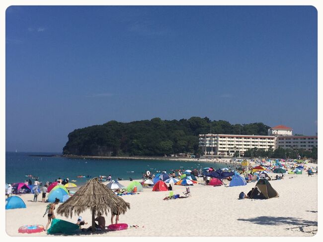 夫の予定がギリギリまで決まらず、旅行の手配ができなかった2015年夏。せめて海に行こうと、急きょ和歌山の南紀白浜へ行くことに。