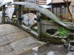 くじら橋と堀川戎神社の十日戎（大阪）