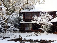 旧山縣有朋別邸『無鄰菴』の雪景色