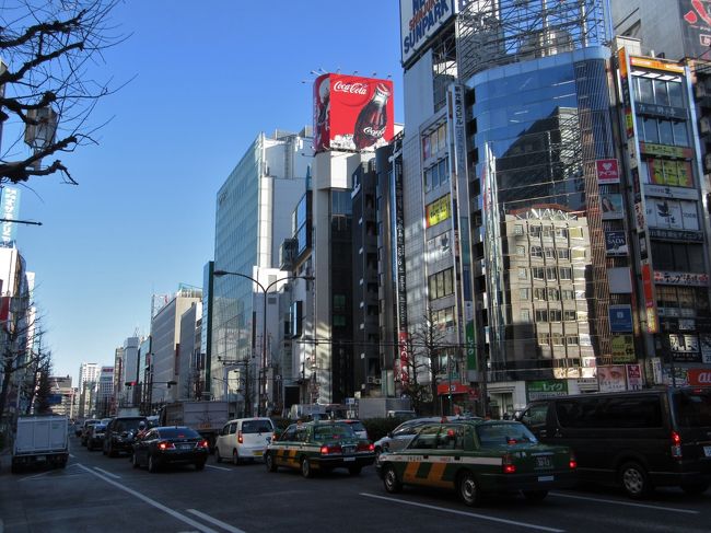 新宿ピカデリー(中央やや左の白いビル）が面する靖国通り　2017.1.26　　15：09<br /><br />あと一週間で節分となる寒中の晴天に恵まれた1月26日の午後、話題の映画「この世界の片隅に」を見に新宿へ出かけた。この日は風もなく穏やかで、寒さを感じることは夜になってもほとんどなかった。<br />私のいつもの都内への出入口は池袋であるが、上映時間帯の都合で池袋の映画館ではなく、新宿ピカデリーとなった。<br /><br />1時間以上早く着くように自宅を出て、最寄の小手指駅から所沢乗換えで西武新宿に着いたのは14：42。<br />新宿大ガードをくぐって青梅街道の基点である大ガード西交差点から西新宿の高層ビル群を撮った。<br />靖国通りの起点である大ガード東交差点へ戻り、立春が近づいて強くなった日差しを浴びて眩しいほどの街並みをしばらく眺めた。<br />歌舞伎町の通りの先にはビルの屋上にゴジラが大きな口をあけた姿が目に入り、近くまで行ってみた。ちょうど音楽に合わせてゴジラが口から放電の光を放つ様子が目撃できて面白かった。カメラやiPadを向ける外人観光客が何人もいた。<br /><br />上映開始16：35の4階シアター①L-22のチケットを窓口で買い、小1時間ほどの街歩きを楽しんだ。<br />新宿ピカデリーの向かいが伊勢丹の由緒ある立派な建物で、入口を入ってみると見渡す限り黒い制服のたくさんのブランドの化粧品売り場で、むせかえる香りの攻撃に、立ち止まらずに退散した。店員の健康被害がないのか気になった。<br />ショーウィンドーにはバレンタイン・デーを間近にしてチョコレートの文字が目に付いた。&quot;I like Chocolate So much&quot;<br /><br />新宿三丁目を左折して明治通りを往くと左が花園稲荷神社があり、境内のたくさんの真新しい木製灯篭が目に付いた。<br />手水舎で手先と口を清め、朱塗りの立派な拝殿で参拝した。<br />白梅がすでに3分咲きで、青空に映えて綺麗だった。<br /><br />映画「この世界の片隅に」の感想文を書けるほどの文章力はないが、私が1歳半のころの物語で、川越市のとなりの入間郡大東村（昭和28年に川越市に合併）で生まれ育った子供のころに経験したことがあちらこちらに出てきたので何度も心の中で頷き、時には感動して・・・。<br /><br />戦後の食料が少なかったころ、家が農家※でありながら米は十分ではなく、サツマイモご飯や、正月の粟餅（ボソボソで美味しくない）、おやつの麦こがし（炒った大麦の粉）などの記憶はある。<br />麦飯の釜の底から白い米のご飯を掘り出して弁当箱に詰めてくれた母親心。<br />（炊き上がった時、軽い麦は上に来るので底のほうは白米に近い）<br />戦後しばらくは東京から電車で買出しに来た着物に下駄姿の綺麗な女の人たちがいたのも、子供心に覚えている。<br />台所の砂糖の瓶に蟻の行列ができた映像を見て、思わず頬が緩んでしまった。<br />「そうそう　あんなこともあったなー」と。<br /><br />映画を見終わってからは夕食の店を探しながらぶらつき、看板に「小さいお店の大きな満足」と書かれたとんかつ屋があったので入った。<br />20席ほどの、それほど小さくはない店で、ロースかつ定食と生ビールをたのんだ。<br />とんかつはぶ厚いが肉は柔らかく、期待に違わず美味しかった。<br />調理場で肉を叩く音が聞こえたので帰り際に訊いてみると、「筋切り」をしていたそうで、ウィンナ・シュニッツェルの店で聞いた肉を叩く音の経験を話した。<br /><br />※終戦後幼少期を過ごした生家の写真を末尾に掲載します。<br /><br />撮影　Canon PowerShot SX610HS<br /><br />今回掲載の地域は特に大きな変化は感じませんでしたが、街並みの遷り変わりを時々記録しています。<br />http://4travel.jp/travelogue/10602088　2011年<br />http://4travel.jp/travelogue/10566555　2011年<br />http://4travel.jp/travelogue/10706960　2012年<br /><br />