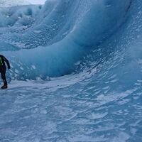 2年ぶりのアイスランド　氷の洞窟