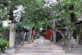 2015秋、菊井の金刀毘羅神社：鳥居、鎮守の杜、参道、手水舎、舞殿、本殿、狛犬、稲荷社