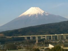 行きも帰りも富士山の絶景