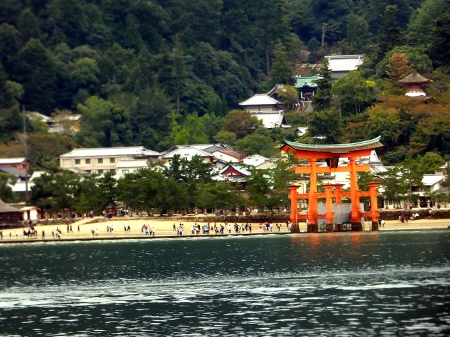 厳島神社を拝観したあとは、付近の寺社仏閣を訪ねましたが、そろそろ時間切れが近づいてきます。<br /><br />そこで、そろそろ帰路につこうと、帰りのフェリーに向かいます。<br />