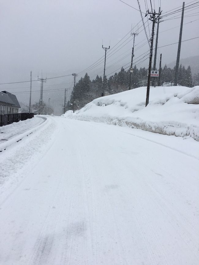 恒例の雪見温泉。<br />去年は記録的小雪で雪を諦めて仙台に行ったので、今年は何が何でも雪を見るぞ！と。<br />弘前、銀山温泉、宇奈月温泉、小野川温泉、天童温泉、越後湯沢…といろいろ考えましたが満室だったり雪が心もとなかったりで決まらず、ふと目に入ったびゅうのプランから瀬見温泉に決定。<br />寒波が来て雪もたっぷり幸せでした。