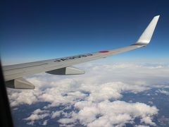JL373便、羽田→北九州搭乗メモ。天気に恵まれ快適なフライト。窓からの景色を楽しむ。