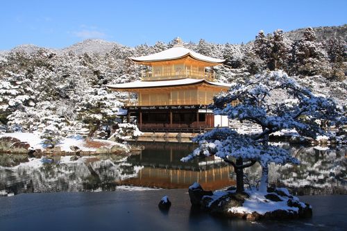 出口対石　金閣寺雪景色 Yuki Miyoshi 三吉勇基 鉄道 風景写真 | 『金閣寺雪景色』 京都