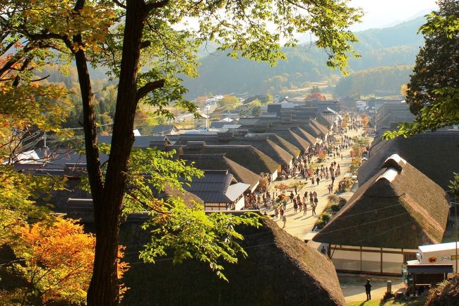 2013 NOV 秋が深まりつつある大内宿　昔の趣満載の南会津の宿場町