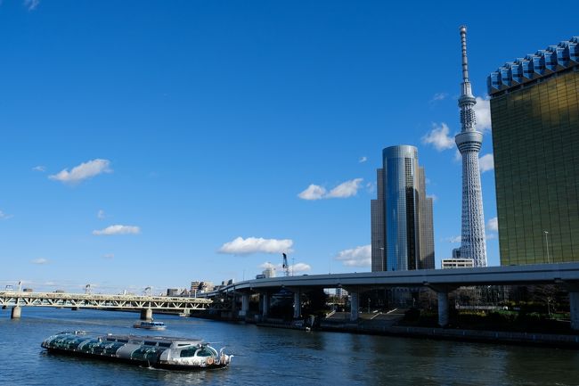 毎年、恒例の初詣。<br />浅草寺にてお参りしたあとは、プラプラとスカイツリー周辺のほうを散策しました。<br />普段行かないようなところも行ってみたりと、いろいろな発見があり楽しめました！