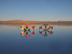 ボリビア　雨季のウユニ塩湖　4.トリック＆アート写真に挑戦