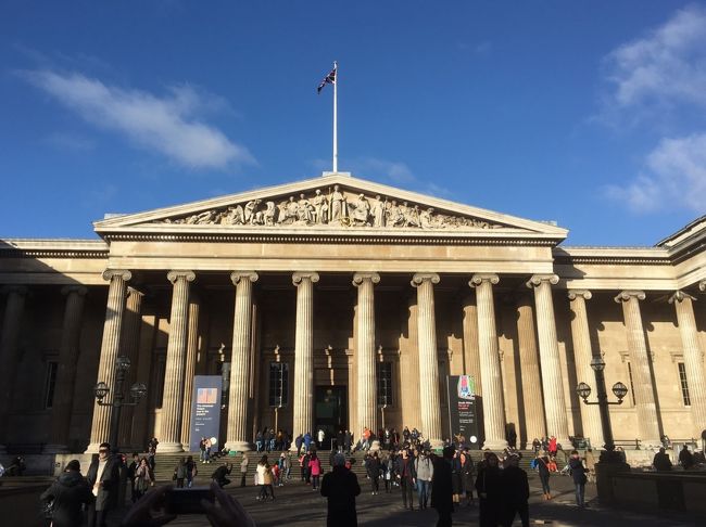 年末年始のロンドン旅行。<br />今日は、大英博物館に行きます。
