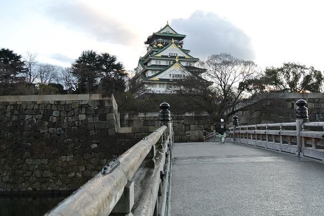 1月末に大阪3泊、兵庫1泊、香川1泊、京都3泊の計8泊の旅をしてきました。<br />大阪は街歩きとグルメの旅、兵庫では姫路城と有馬温泉、香川へはレンタカーで讃岐うどんの食べ歩き、京都では定番の観光地巡りをしてきました。<br />8泊という少し長めの旅行による疲労と、大寒波到来中で寒かったことも影響し途中体調を崩したりもしましたが、よく歩いていい運動になりました(笑)<br /><br />行程<br />1日目　新千歳空港→伊丹空港、大阪観光、大阪泊(レッドルーフ大阪)<br />2日目　奈良観光、大阪泊(レッドルーフ大阪)<br />3日目　新喜劇観覧、大阪観光、大阪泊(レッドルーフ大阪)<br />4日目　姫路城見学、香川泊(オークラホテル丸亀)<br />5日目　うどん食べ歩き、有馬温泉泊(有馬ロイヤルホテル)<br />6日目　京都嵐山観光、京都泊(サクラテラス)<br />7日目　京都観光、京都泊(サクラテラス)<br />8日目　新喜劇観覧、京都観光、京都泊(サクラテラス)<br />9日目　大阪観光、伊丹空港→新千歳空港