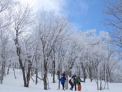 大万木山スノーシュー登山　雪庇の鑑賞（2017年2月19日）