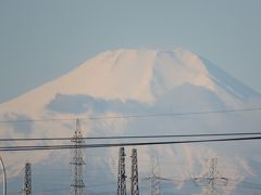 ふじみ野市より久しぶりに見られた富士山