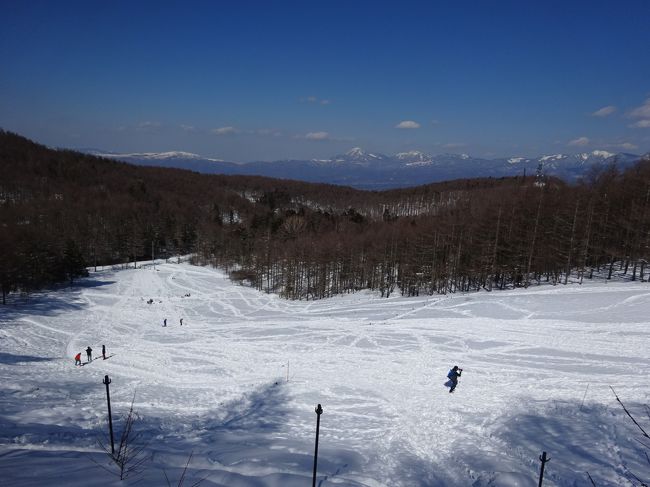 青春18きっぷを使って久しぶりの旅行。<br />南アルプス北端の入笠山（1955m）でスノーハイクをしてみました。初めての本格的な（？）雪山でしたが、1770mのゴンドラ山頂駅から山頂まで1時間もかからずに登頂。北・中央・南アルプス、八ヶ岳、富士山など360度を見渡せる絶景を楽しめました。<br />残りの時間は甲府周辺の展望スポットを巡ってみました。<br />