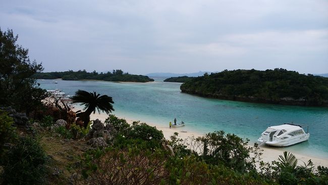 八重山には4回目の訪問。<br /><br />《行程》<br />(一日目)<br /><br />14:05　関空<br />　↓　　 MM217<br />16:25　那覇<br />17:40<br />　↓　　 JTA621<br />18:40  石垣<br />19:10<br />　↓　　　バス<br />19:40　離島ターミナル<br />石垣泊<br /><br />実際は、peachが到着30分以上遅れ、飛行機から降りられたのが17:10頃。シャトルバスでしか出られないので、待つ…(゜-゜*;)オロオロ(;*゜-゜)<br />那覇保安検査場に15分前ギリギリ入れましたが、焦りました。JTAは所定時刻に出発するも15分遅れて石垣に到着しました。<br /><br />(二日目)<br /><br />8:30　　離島ターミナル<br />　↓　　安栄観光<br />9:20　　西表島(大原)<br />9:50　　大原港<br />　↓　　路線バス<br />10:10　 由布島水牛のりば<br />10:15<br />　↓<br />10:35　 由布島<br />　　　由布島観光<br />13:30<br />　↓<br />13:50<br />13:55   由布島水牛のりば<br /> ↓　　　路線バス<br />14:20   大原港<br />15:30<br />　　　仲間川マングローブクルーズ<br />16:30<br />17:00　　大原港<br />　↓　　　 安栄観光<br />17:40　　石垣港<br /><br />(3日目) <br /><br />9:30～18:30　石垣島内一周<br /><br />玉取崎展望台・平久保崎灯台・吹通川のヒルギ林・ヤエヤマヤシ群落(車窓)・パン屋(名前忘れた)・ポ－ザーおばさんの食卓・川平湾・バンナ公園・八重泉泡盛工場・唐人墓・ミンサ－工房・マックスバリュー・宮良川のマングローブ(車窓)<br /><br />20:05　石垣<br />　↓　　JTA86<br />22:15　関空<br />　