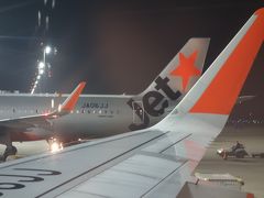 台北桃園空港からA320-200に乗りました。Jetstar GK092　中部国際空港への深夜便です。