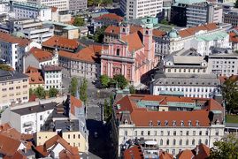 2016.8スロベニア・イタリア旅行46-Ljubljana城，Brnik空港へ