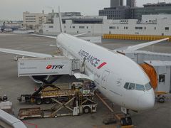B777-300に乗りました。NRT-CDG AF0275便です。フランス旅行へ出発です。