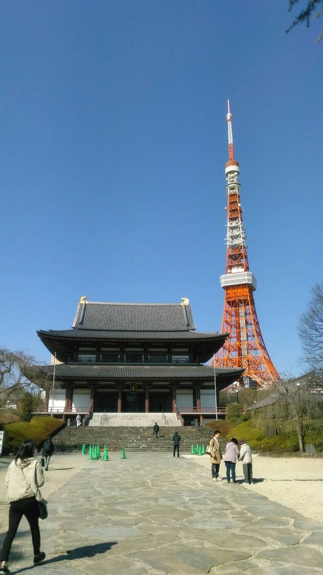 久しぶりの東京に　ウキウキｖ　ワクワクｖ<br /><br />増上寺と東京タワーの写真を撮ってパチリッ！としたとたん思い出しました。<br /><br />なんかこれ見たことある～サザエさん！？<br /><br />とってもインパクトのある構図でした！！<br /><br />てくてく歩けばいろんな発見がありました！