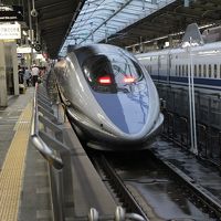 余生を送る新幹線500系、各駅停車のこだまで広島まで。宿泊はJR西グループのヴィアイン広島。