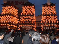 犬山祭り・夜車山曳きだし