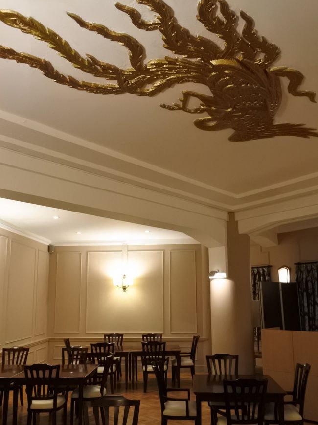 食堂棟1階のフェニックスルームを撮影。