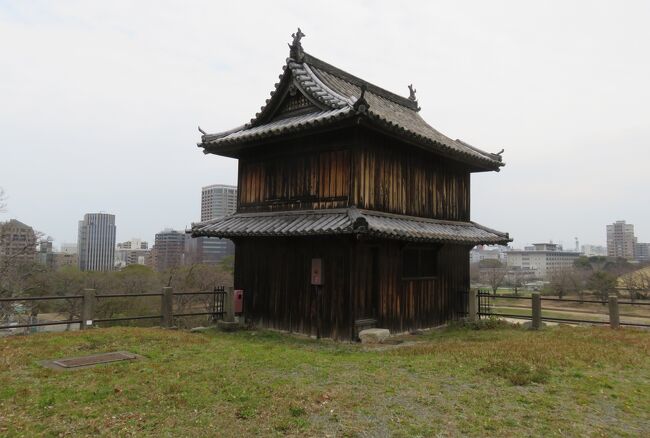 2017春、九州西北の名城(1/35)：3月29日(1)：福岡城(1/6)：名古屋から博多へ、福岡城