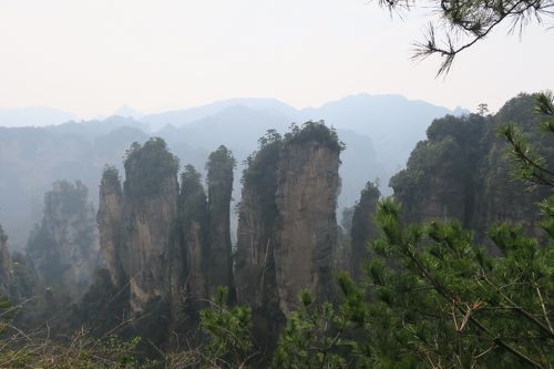 張家界旅行3日目：黄石寨～金鞭渓～魅力湘西ショー』張家界(中国