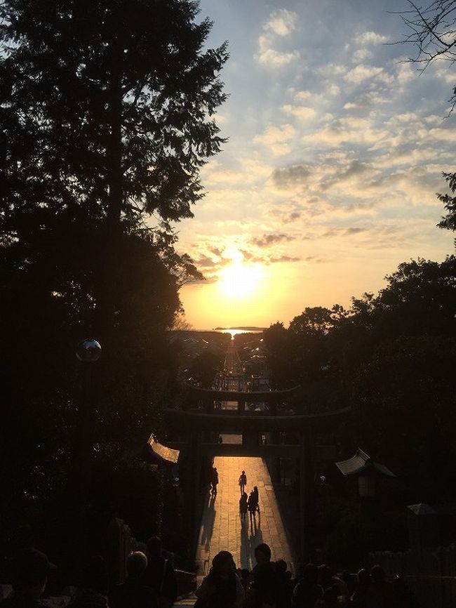 【福岡】「夕陽の祭り」が終わった後の宮地嶽神社へ行ってみた