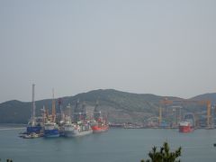 巨済島　玉浦から造船所を眺めよう