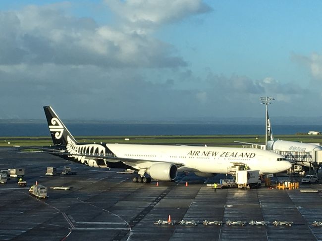 初めてのニュージーランド。<br />帰りはオークランドから成田へ直行便。ニュージーランド航空のプレミアム・エコノミーを利用しました。<br />