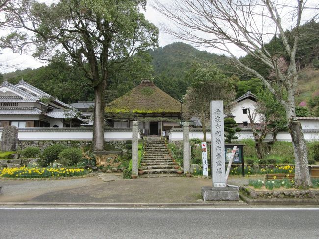 春を告げる妖精のような薄紫の可憐な花”かたくり”を清住かたくりの里に観に行って来ました。<br /><br />～茨木IC～氷上IC～達身寺（水仙）～やすら樹（昼食）～清住かたくりの里～下新庄（花見）～水分れ公園（花見）～氷上IC<br /><br />～茨木IC～<br /><br />達身寺（たっしんじ）は、兵庫県丹波市氷上町清住にある寺院。山号を十九山（じゅうくさん）と称する。本尊は阿弥陀如来、開基は行基と伝える。宗派は曹洞宗に属する。<br />達身寺は丹波地方有数の古刹であり、「丹波古刹十五ヶ寺霊場」第六番霊場になっているほか、西国薬師四十九霊場第二十五番札所、「氷上郡西国番外霊場」にもなっている。また、宝物殿には平安時代前期から鎌倉時代の仏像が多数納められている。<br />8世紀ごろの創建と伝わる名刹。国指定重要文化財の仏像12躯と兵庫県指定の仏像34躯を安置することから、丹波の正倉院とも呼ばれている。なぜこのように多くの仏像があるか、いまだに不明。春には境内に黄色の水仙が山手まで広がり、近くにカタクリの群生地がある。夏は境内にハスの花が咲き誇り、秋には裏山がドウダンツツジとのむらカエデでワインカラーに染まる。「丹波もみじめぐり10ヶ寺」のひとつとしても有名。