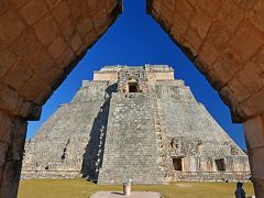 冬のメキシコ旅行（９）－【世】古代都市ウシュマル見学　＆　メリダ市内観光・食事－