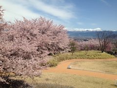 義父母とお花見に山梨へドライブ