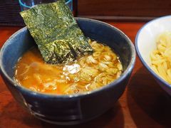 暑かったので、石ばしでつけ麺を食べました