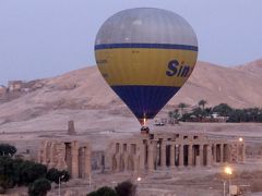 エジプト2017・・・（5）ルクソール　西岸上空を熱気球でフワフワと